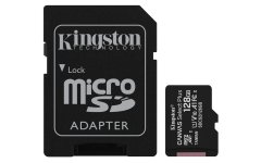 Kingston Kingston Technology 128GB microSDXC Canvas Select Plus A1 C10 Kartica z adapterjem - Visoka hitrost in zanesljivost