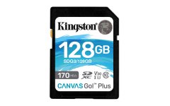 Kingston Kingston Technology 128GB SDXC Canvas Go Plus 170R C10 UHS-I U3 V30 - Visoko zmogljiva in zanesljiva pomnilniška kartica