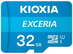 KIOXIA Kioxia Exceria 32 GB MicroSDHC Class 10 UHS-I kartica - vodoodporna, odporna na udarce, z adaptrom SD