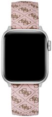 Guess Usnjen pašček za Apple Watch - 38 - 41 mm - roza CS2009S2