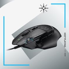 Logitech Logitech G G502 X Gaming miška za igre, črna, 25600 DPI, 13 programabilnih gumbov, ergonomična oblika, USB Type-A