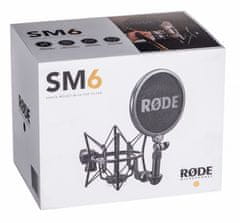 Rode RØDE SM6 mikrofon del/ustrezni dodatek za K2, NT serijo in Procaster, črna barva, 682 g