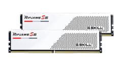 G.Skill G.Skill Ripjaws S5 32 GB (2 x 16 GB) DDR5 6000 MHz RAM z Intel XMP 3.0, belo, dual-channel, neregistrirana