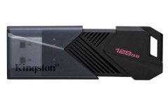 Kingston Kingston Exodia Onyx 128GB USB ključek 3.2 Gen 1, prenosni črn, z obročkom za ključe, visokotemperaturna odpornost