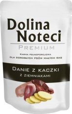 DOLINA NOTECI Mokra hrana za pse DOLINA NOTECI s okusom račjega mesa za odrasle male pasme, 100 g, brez žitaric, brez konzervansov