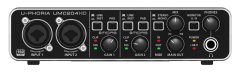 Behringer Behringer UMC204HD Avdio vmesnik - 24-bitni, 192 kHz, MIDI in/izhod, črna barva, kompakten dizajn