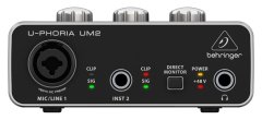 Behringer Behringer UM2 - USB avdio vmesnik s prednapajalnikom in XLR povezavami za koncertno in studijsko uporabo