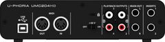 Behringer Behringer UMC204HD Avdio vmesnik - 24-bitni, 192 kHz, MIDI in/izhod, črna barva, kompakten dizajn