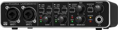 Behringer Behringer UMC204HD Avdio vmesnik - 24-bitni, 192 kHz, MIDI in/izhod, črna barva, kompakten dizajn