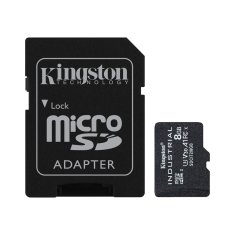 Kingston Kingston Technology Industrijska 8 GB MicroSDHC UHS-I Class 10 z A1 in V30, visoka zmogljivost, črna barva