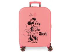 Jada Toys Potovalni kovček ABS MINNIE MOUSE Happines Coral, 55x40x20cm, 37L, 3669122 (majhen)