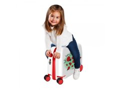 Jada Toys Otroški potovalni kovček na kolesih / voziček HAPPY TRAVEL Ladybug, 3729862