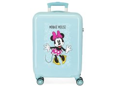 Jada Toys Luksuzni otroški potovalni kovček ABS MINNIE MOUSE Uživaj dan, 55x38x20cm, 34L, 4681769