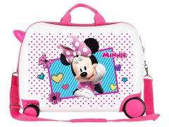 Jada Toys Otroški potovalni kovček na kolesih / otroški voziček MINNIE MOUSE Pink, 34L, 2399862