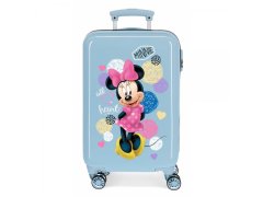 Jada Toys Luksuzni otroški potovalni kovček ABS MINNIE MOUSE Love, 55x34x20cm, 32L, 2051423