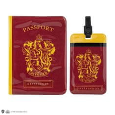 Harry Potter set etui za potni list in obesek za prtljago - Gryffindor