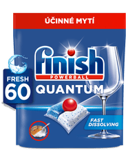 Finish Quantum All in 1 kapsule za pomivanje posode, 60 kosov