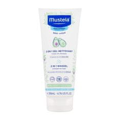 Mustela Bébé 2 in 1 Cleansing Gel nežen gel za prhanje 2in1 za otroke od rojstva dalje 200 ml za otroke