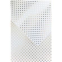 Galeria Papieru Okrasni papir A4 Polka dot, 190 g, bela/zlata, 10 kosov