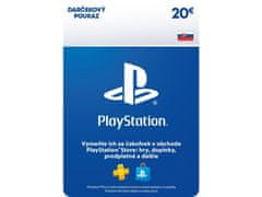 Kartice PlayStation Live 20 EUR Obesite za trgovino SK PS Store