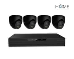 iGET HOME N85P4 - kamera NVR PoE z ločljivostjo 3K, 8CH NVR + 4x kamera z zvokom, IR in LED