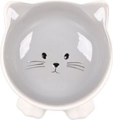 Flamingo Puzi Cat bowl Grey 125ml