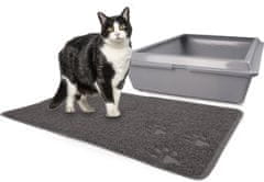 Flamingo Roxy Cat litter tray Grey 40x60cm