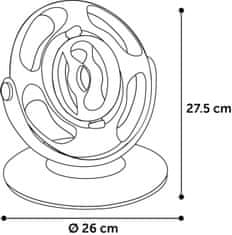 Flamingo Interaktivna igrača za mačke Rotacijsko kolo Dita bela 26x26x27,5cm