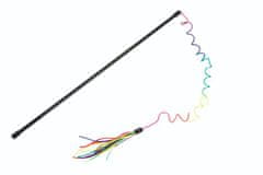 Beeztees Cat Teaser Rainbow Fringe 70cm