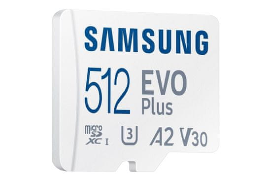 Samsung micro SDXC 512GB EVO Plus + SD adapter