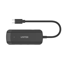 Unitek Unitek H1110B aktivni USB-C hub, 3x USB-A 3.1, HDMI 4K 30Hz, črn, Plug & Play, hitrost prenosa 5000 Mbit/s