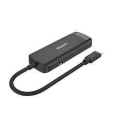 Unitek Unitek H1110B aktivni USB-C hub, 3x USB-A 3.1, HDMI 4K 30Hz, črn, Plug & Play, hitrost prenosa 5000 Mbit/s