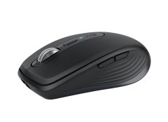 Logitech Logitech MX Anywhere 3S miš - brezžična, grafitna, 8000 DPI, pisarniška, desničarska, Bluetooth, polnilna baterija