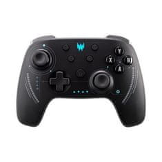 Acer PREDATOR WIRELESS GAMING CONTROLLER BLACK PGR300 - asimetrično nameščeni analogni joysticki, 16 gumbov