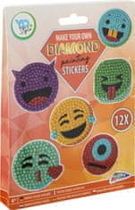 Grafix Diamond Painting nalepke Smileys 12pcs