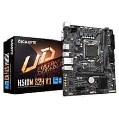 Gigabyte GIGABYTE H510M S2H V3 Matična plošča - Podpora za Intel Core 11. generacije, DDR4 do 3200MHz, PCIe M.2, USB 3.2 Gen 1