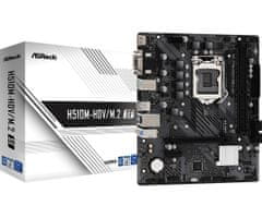 ASRock Matična plošča Asrock H510M-HDV/M.2 SE za procesorje Intel, mikro ATX, DDR4, 64 GB, zvočna 7.1, Gigabit Ethernet