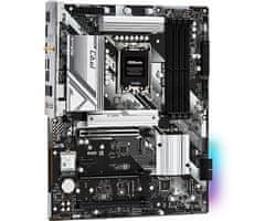 ASRock Asrock B760 Pro RS WiFi Matična plošča Intel B760 LGA 1700 ATX, podpora za DDR5, 7.1 avdio, Wi-Fi 6E, 192GB RAM