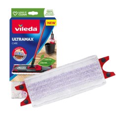 Vileda Vileda Ultramax Care nadomestni mop za trde površine - mikrovlakna, pralni, bele in vijolične barve, 1 kos