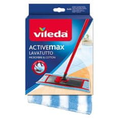 Vileda Polnilna blazina za mop Vileda Active Max, mikrovlakana in bombaž, modra, 1 kos, dostava v 24h