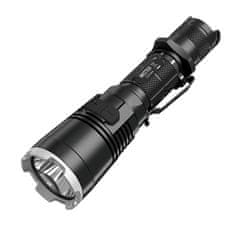 Nitecore Ročna LED svetilka Nitecore MH27UV, črna, z modrim, rdečim in belim svetlobnim tokom, do 28 ur delovanja, razpon 462 m