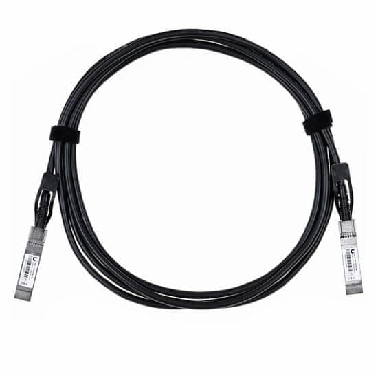 Ubiquiti Ubiquiti UACC-DAC-SFP10-3M Kabel InfiniBand/fibre optic SFP+, 10 Gbit/s, 3 m, Črn, Moški moški konektor