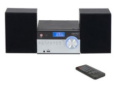 Adler Mini hi-fi sistem CAMRY CR 1173, črn, Bluetooth, optični predvajalnik, 28 W, z daljinskim upravljanjem, AM/FM radio