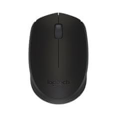 Logitech Logitech M170 Brezžična miška - Črna, 3 gumb, 12-mesečna življenjska doba baterije, univerzalna uporaba, RF brezžična povezava