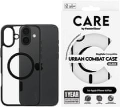 PanzerGlass CARE ovitek Apple iPhone 16 Plus MagSafe Urban Combat črna/črna