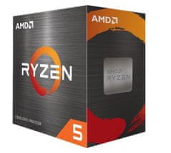 AMD Procesor AMD Ryzen 5 5500, 3.6 GHz, 6 jeder, 12 niti, 16 MB L3 predpomnilnika, AM4, hladilnik vključen