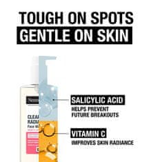 Neutrogena Posvetlitveni čistilni gel za problematično kožo Clear & Radiant (Face Wash) 200 ml