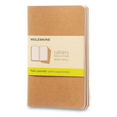 Moleskine Beležnice Cahier S, prozorne, 3 kosi, karton