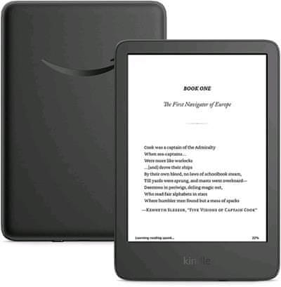 Amazon E-knjiga Kindle Touch 2024 (16 GB), črna, z oglasom