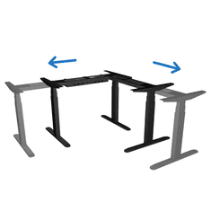 UVI UVI Desk električno nastavljiv kotni okvir - črn